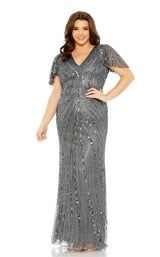 Mac Duggal Fabulouss 5945 Dress Pewter