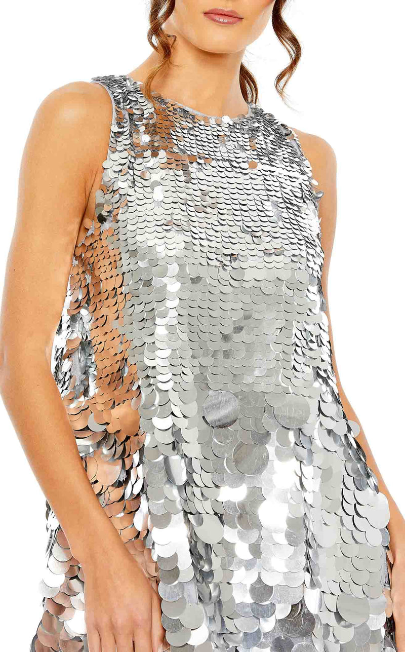 Mac Duggal 5961 Dress Silver