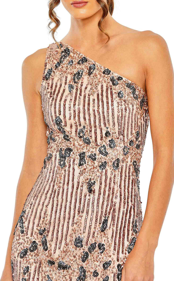 Mac Duggal 5976 Dress Apricot