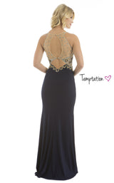 Temptation Dress 6001 Navy