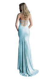 Jovani 60137 Light Blue