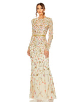 Mac Duggal 6016 Nude Multi