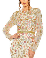 Mac Duggal 6016 Nude Multi