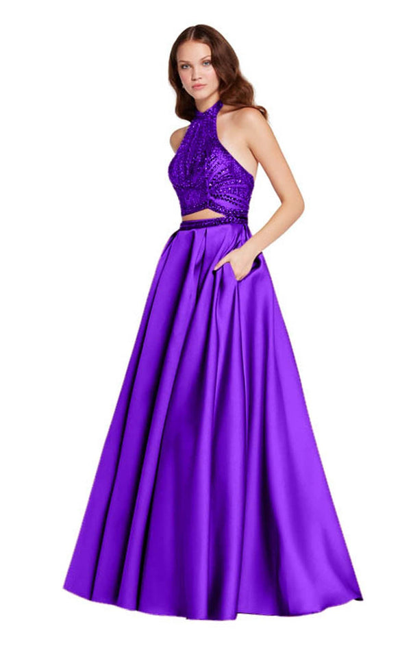 Alyce 60223 Black-Plum
