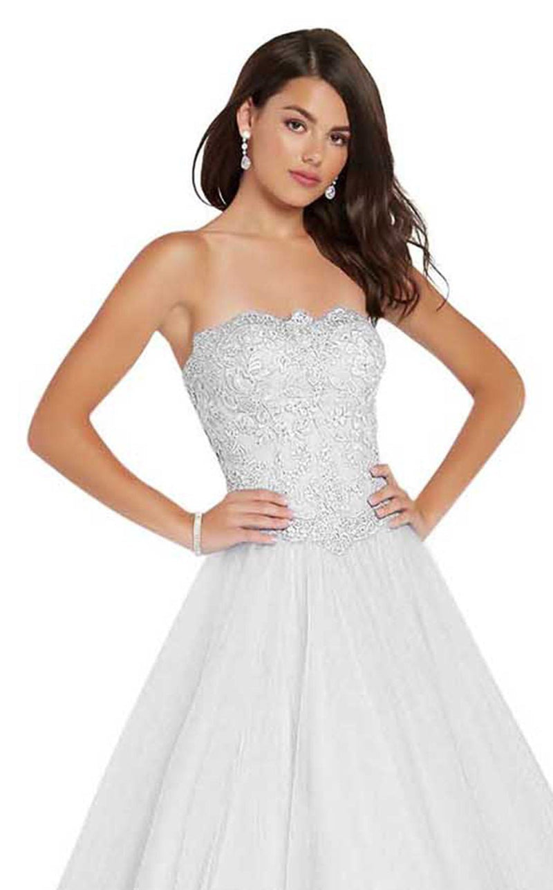 Alyce 60384 Diamond White Solid