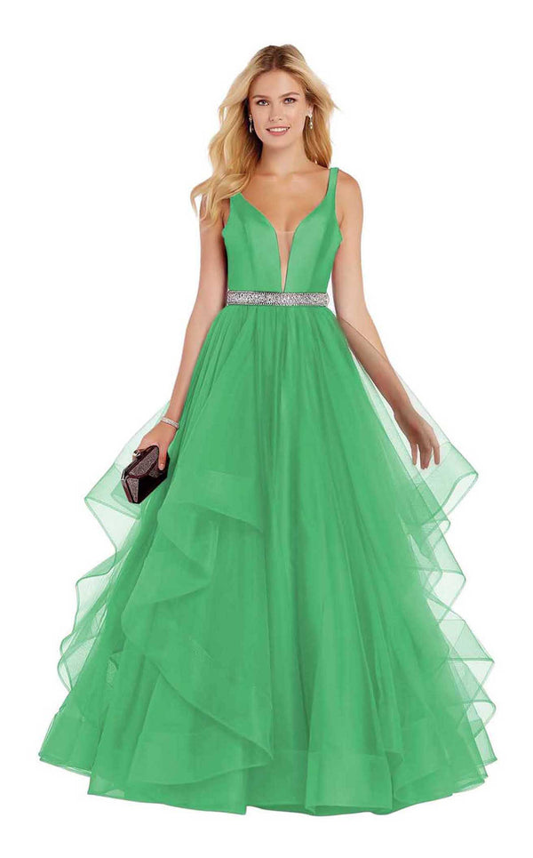 Alyce 60388 Emerald-Silver
