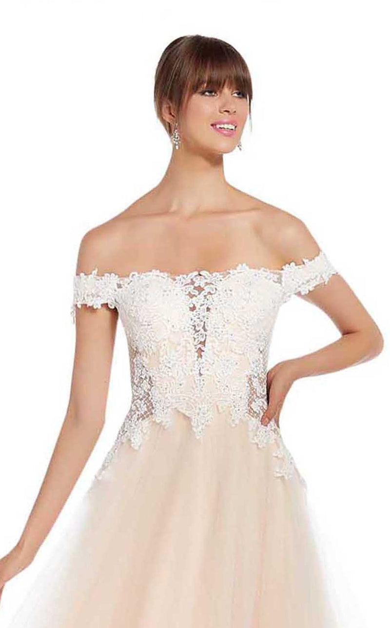 Alyce 60473 Ivory/Pink