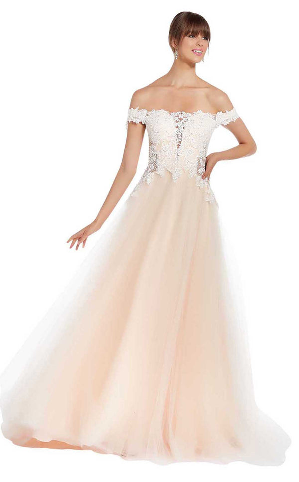 Alyce 60473 Ivory/Pink