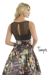 Temptation Dress 6048 Black Print