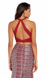 Alyce 60554 Sangria-Silver