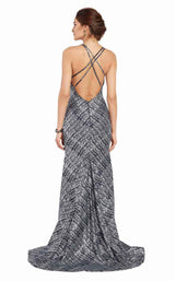 Alyce 60557 Navy/Silver