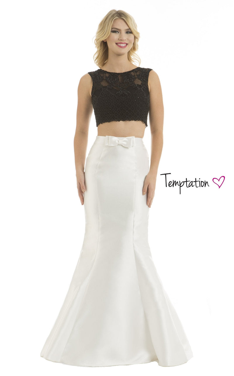 Temptation Dress 6065 Black/White