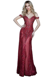 Jovani 60863 Burgundy