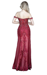 Jovani 60863 Burgundy