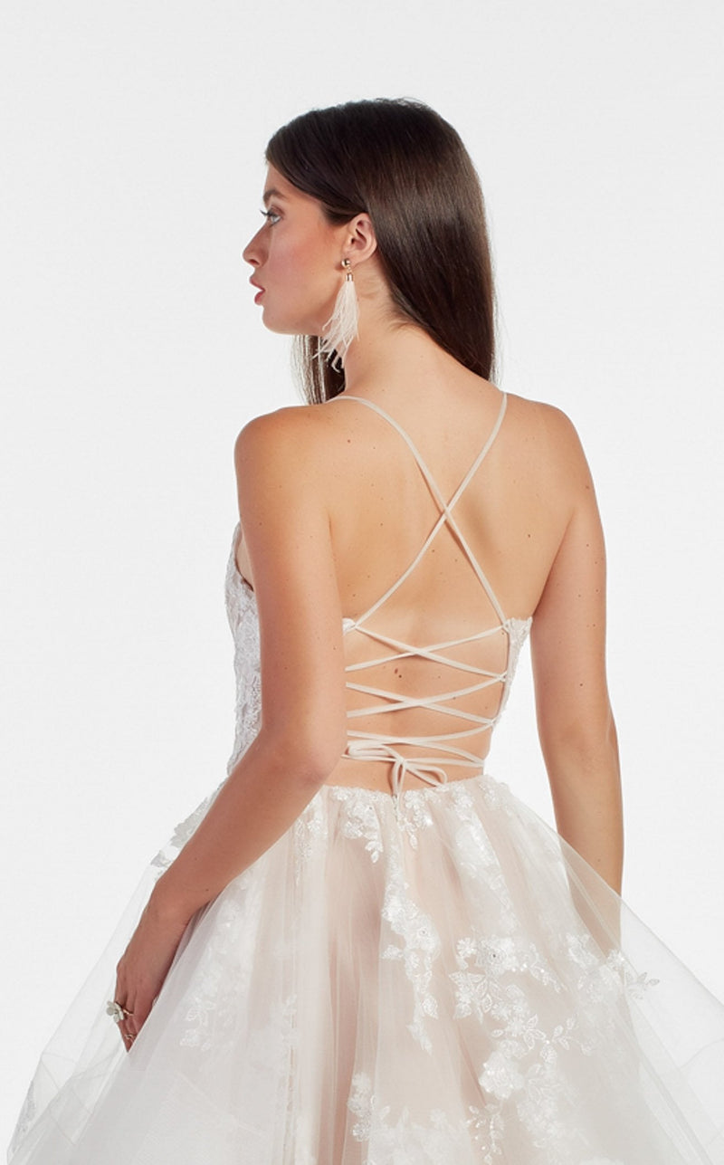 Alyce 60903 Diamond-White-Rose-Water