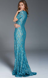 Jovani 60980BG Teal
