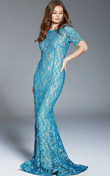 Jovani 60980BG Teal