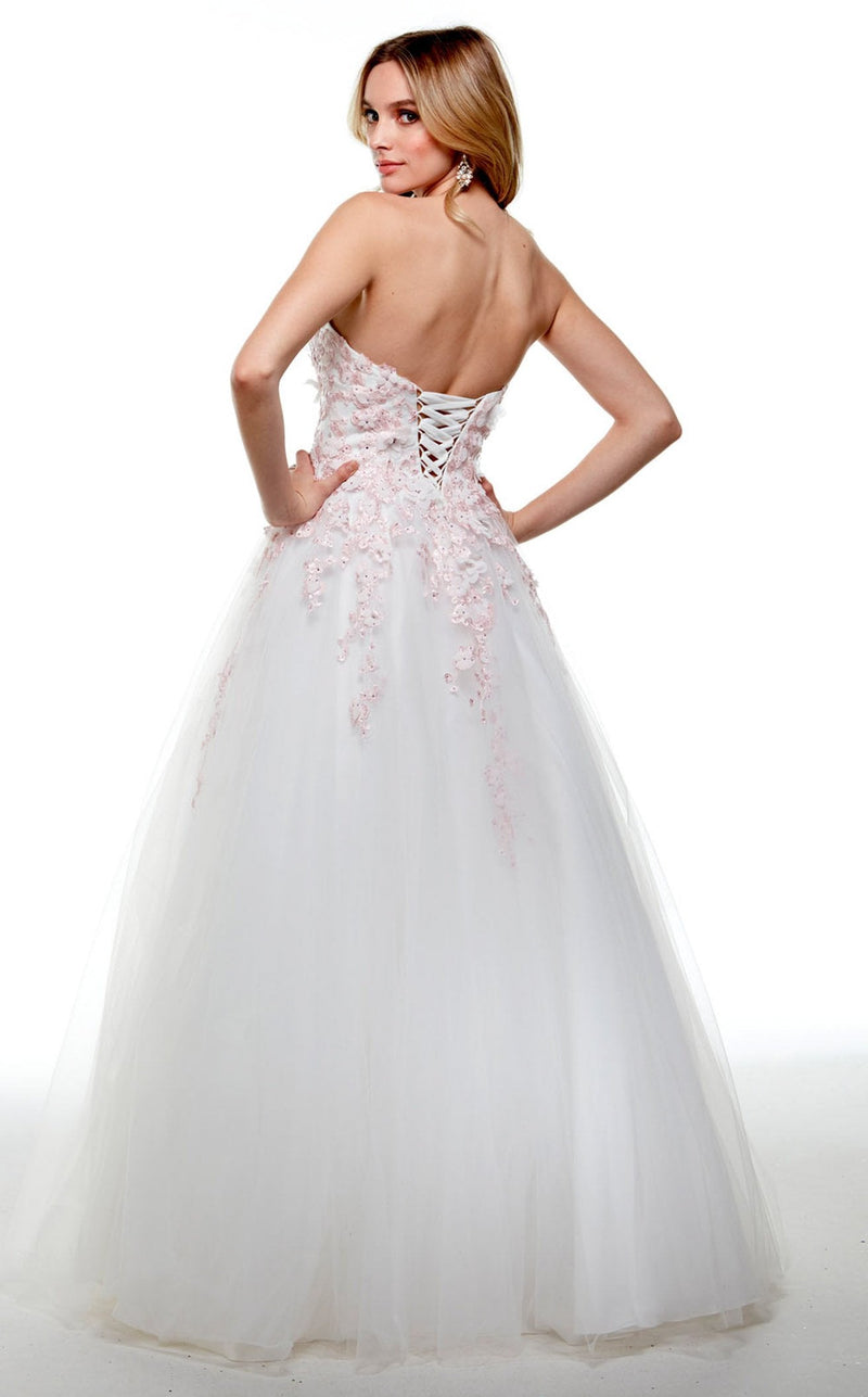 Alyce 61007 Diamond-White-Pink