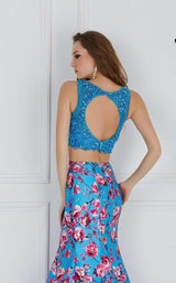 Angela and Alison 61011 Sky-Blue-Floral