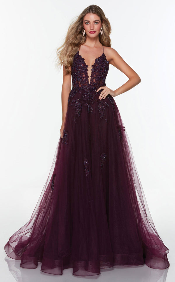 Alyce 61263 Black-Plum