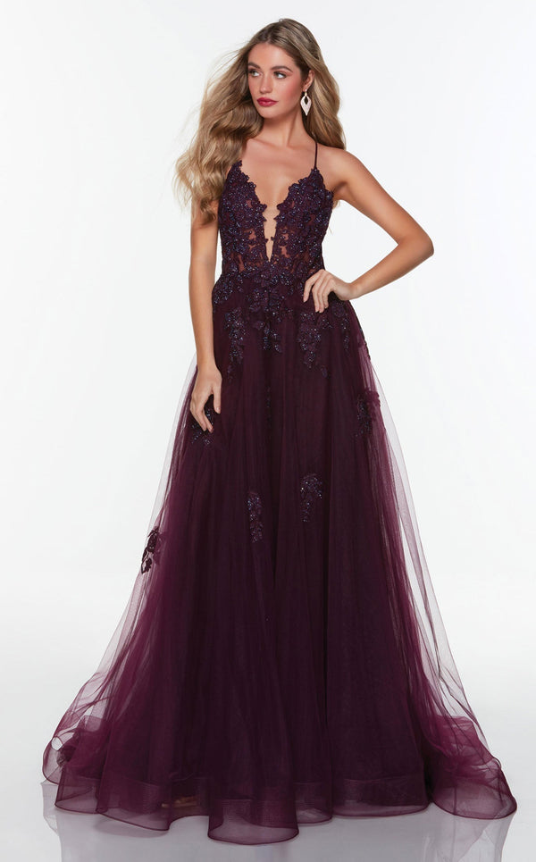 Alyce 61263 Black-Plum