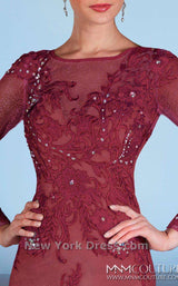 MNM Couture 0585 Burgundy
