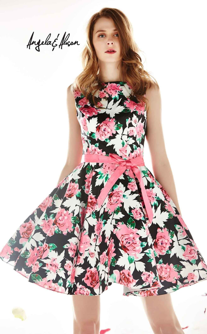 Angela and Alison 62041 Black/Floral