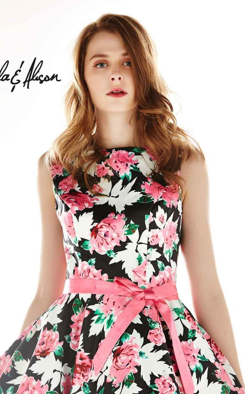 Angela and Alison 62041 Black/Floral