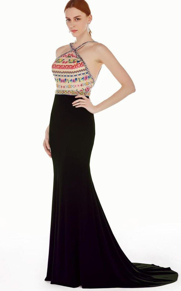 Angela and Alison 62054 Black Multi