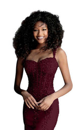 Jovani 62523 Black-Rose