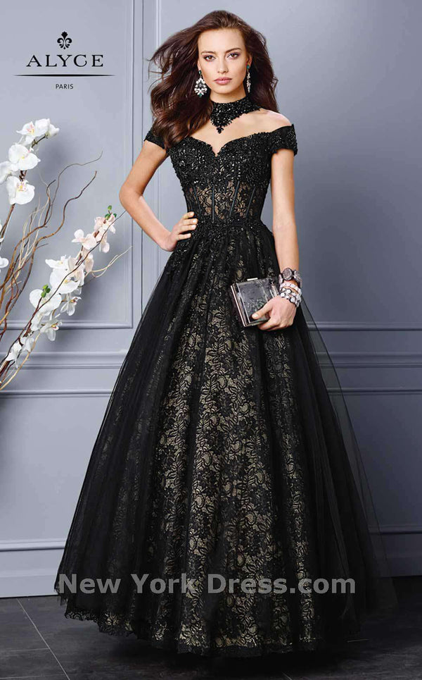 Alyce 5707 Black/Nude