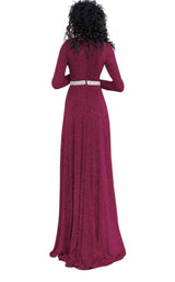 Jovani 62812 Burgundy