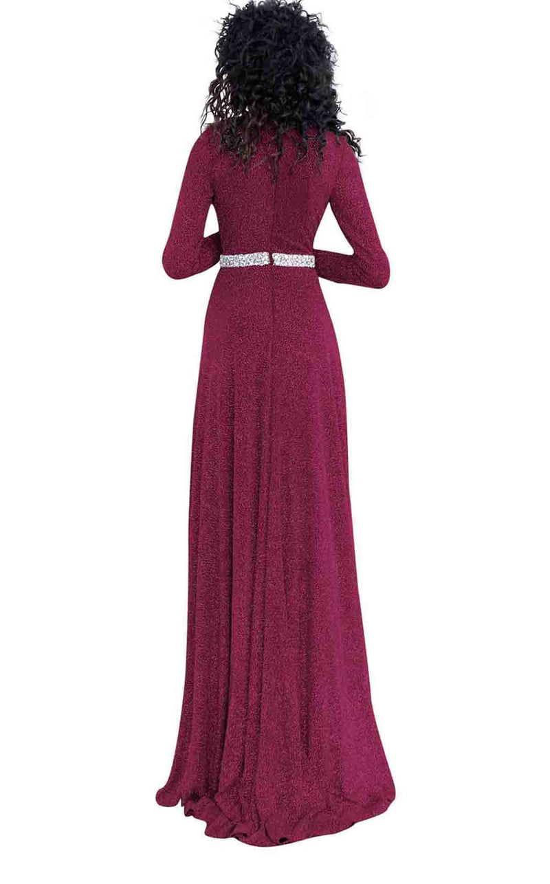 Jovani 62812 Burgundy