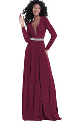 Jovani 62812 Burgundy