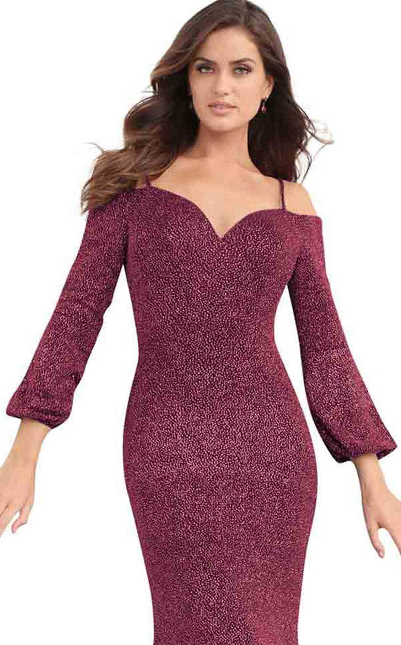 Jovani 62813 Burgundy