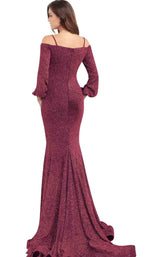 Jovani 62813 Burgundy
