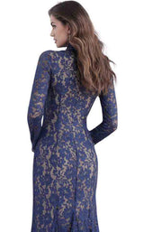 Jovani 63209 Navy/Nude