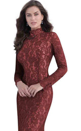 Jovani 63209 Red-Nude