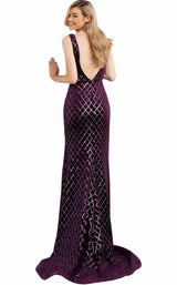 Jovani 63512BG Purple