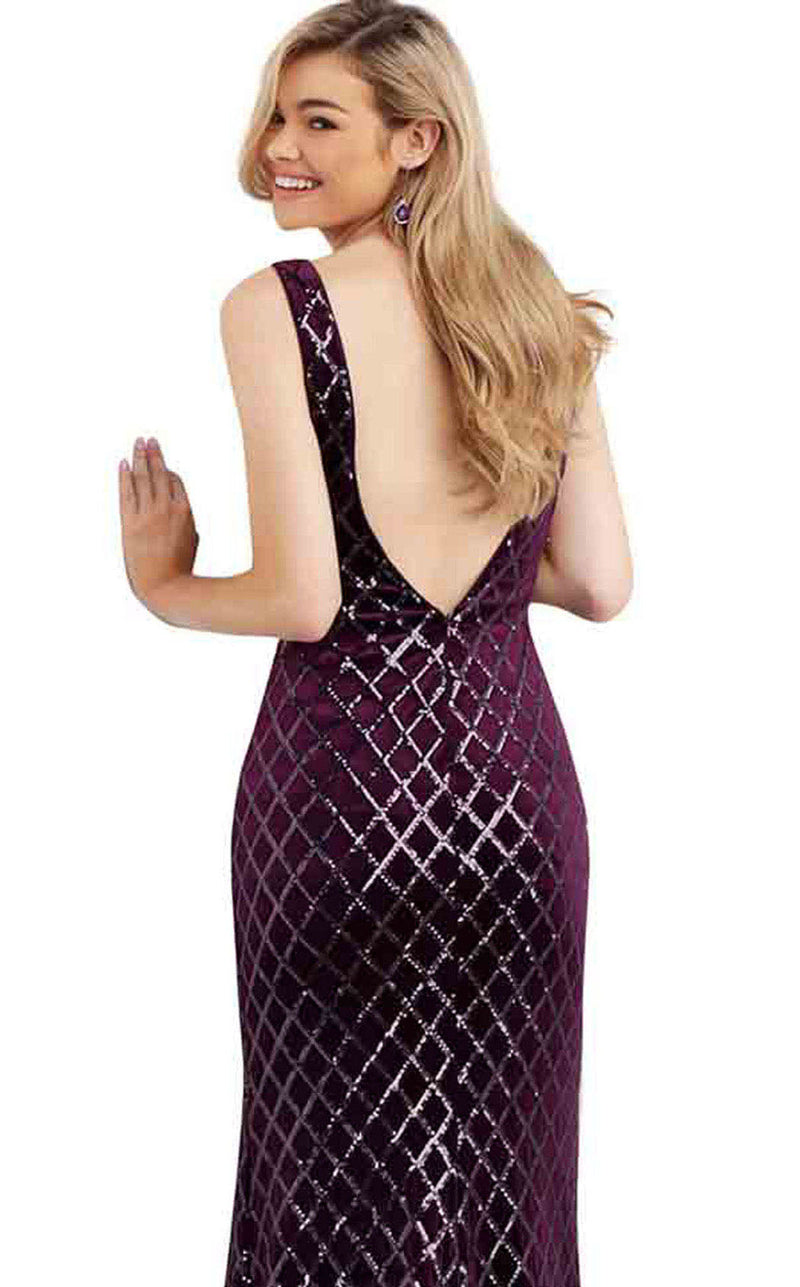 Jovani 63512BG Purple