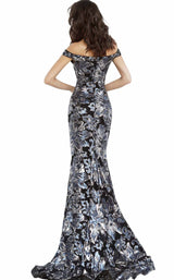 Jovani 63516 Black/Gunmetal
