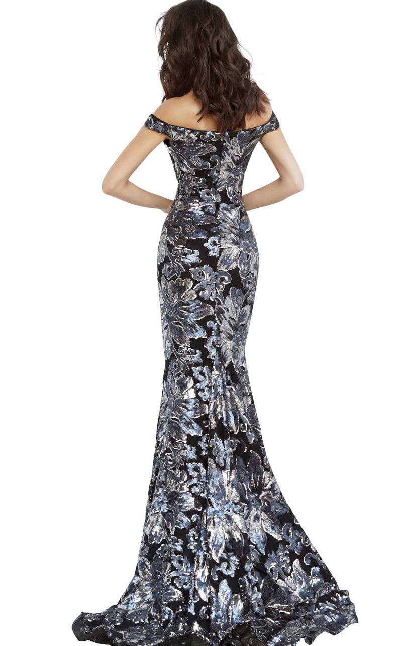 Jovani 63516 Black/Gunmetal