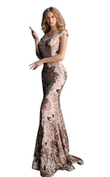 Jovani 63516 Copper-Gold