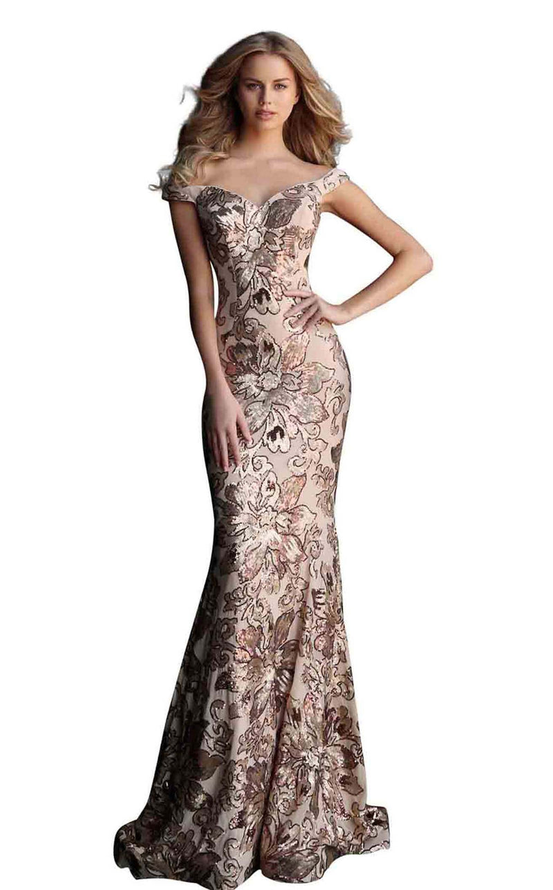Jovani 63516 Copper-Gold