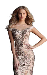 Jovani 63516 Copper-Gold