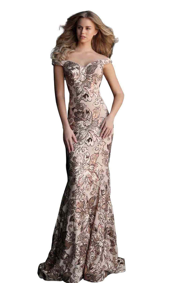 Jovani 63516 Copper-Gold