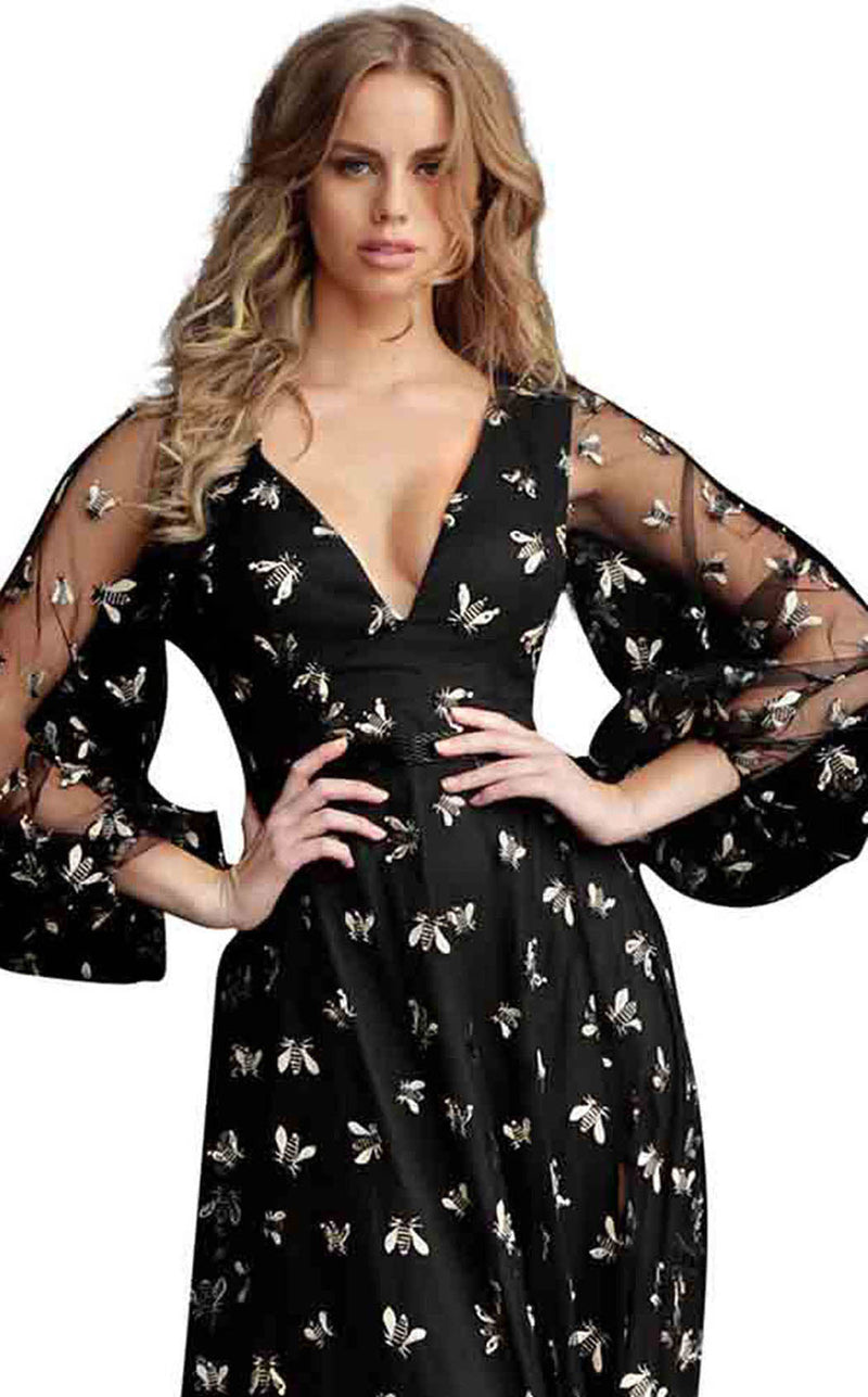 Jovani 63582 Prom Dress - Black/Gold | NewYorkDress Jovani 63582 Prom Dress - Black/Gold | NewYorkDress