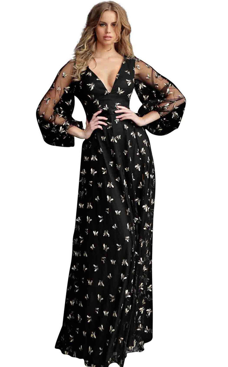 Jovani 63582 Prom Dress - Black/Gold | NewYorkDress Jovani 63582 Prom Dress - Black/Gold | NewYorkDress