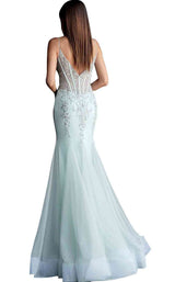 Jovani 63658BG Aqua