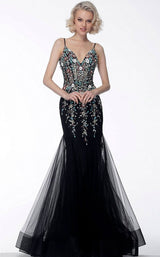 Jovani 63659 Black Multi